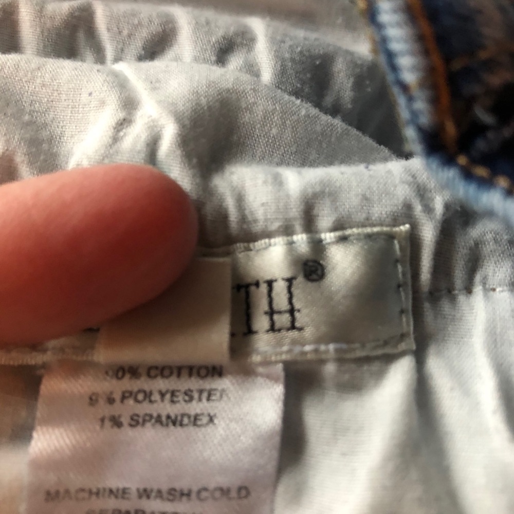 TravelSmith Jeans with elastics waist band Sz 34W - Picture 5 of 6
